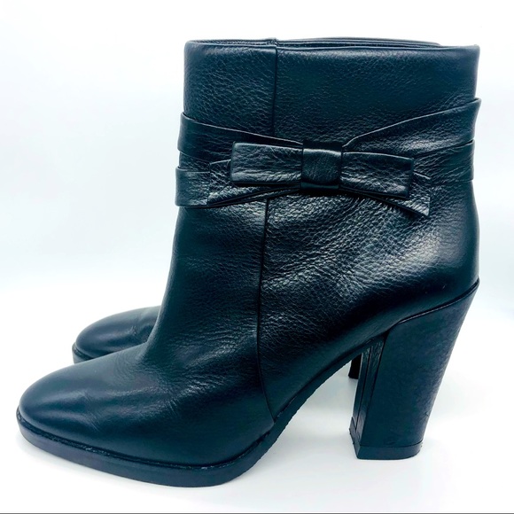 SOLD! Kate Spade Mannie Bow Ankle Boots 8.5 - Picture 5 of 14